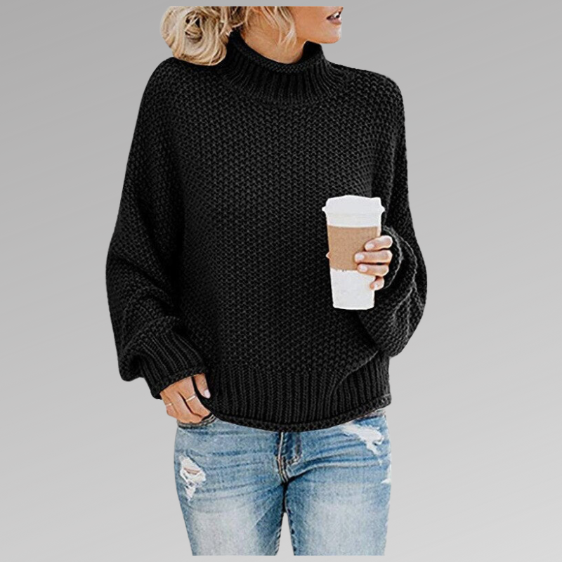 Eveloria Damen Klassischer Strickpulli