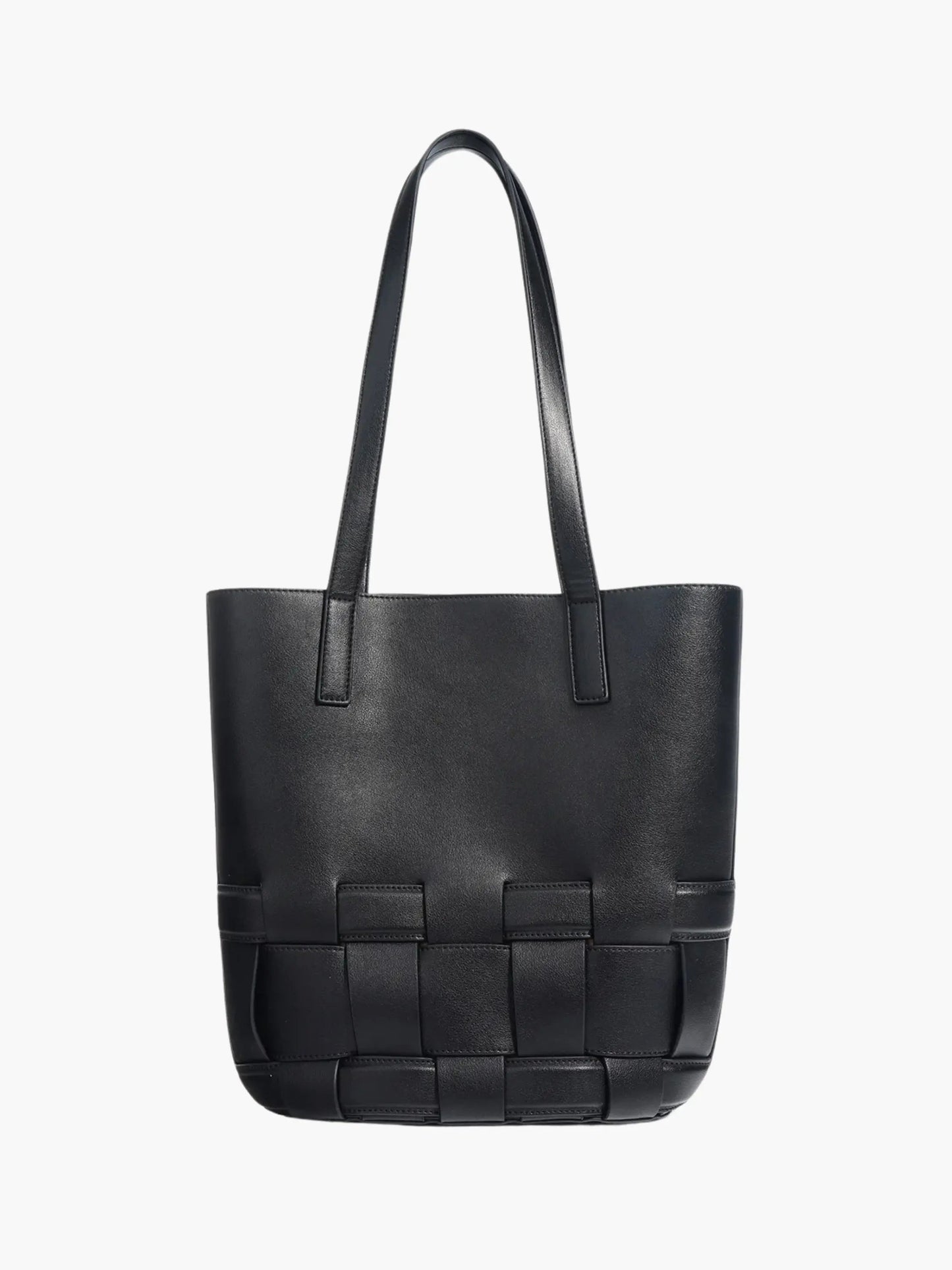 Geflochtene Damen Ledertasche
