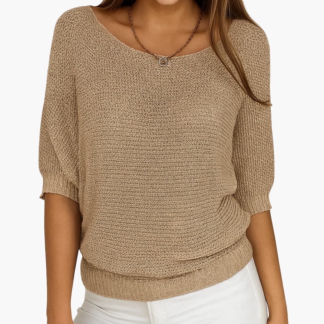 Damen Strickbluse Elegantes Design