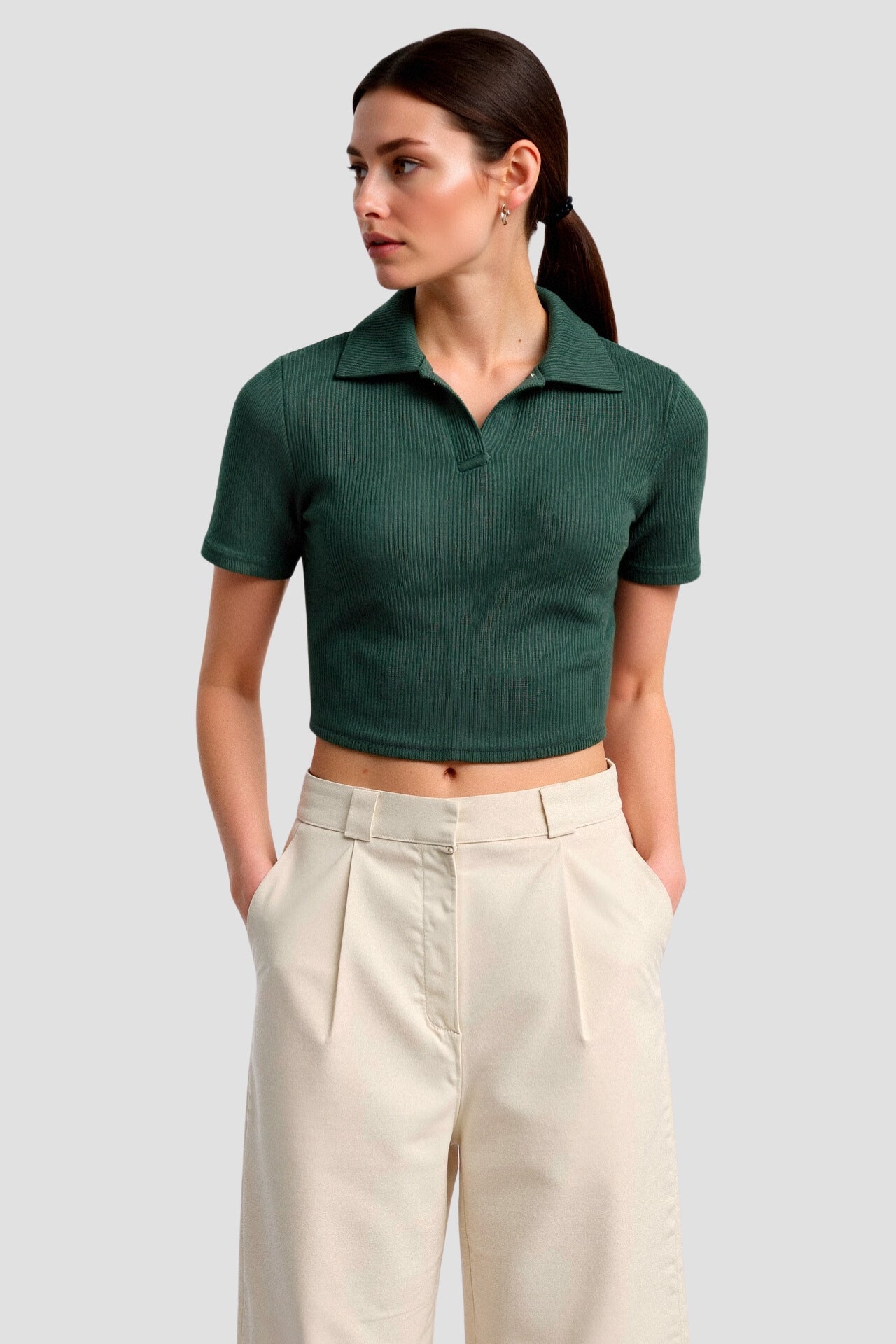 Herren Kurzarm Poloshirt Baumwolle Weiß - Norvielle
