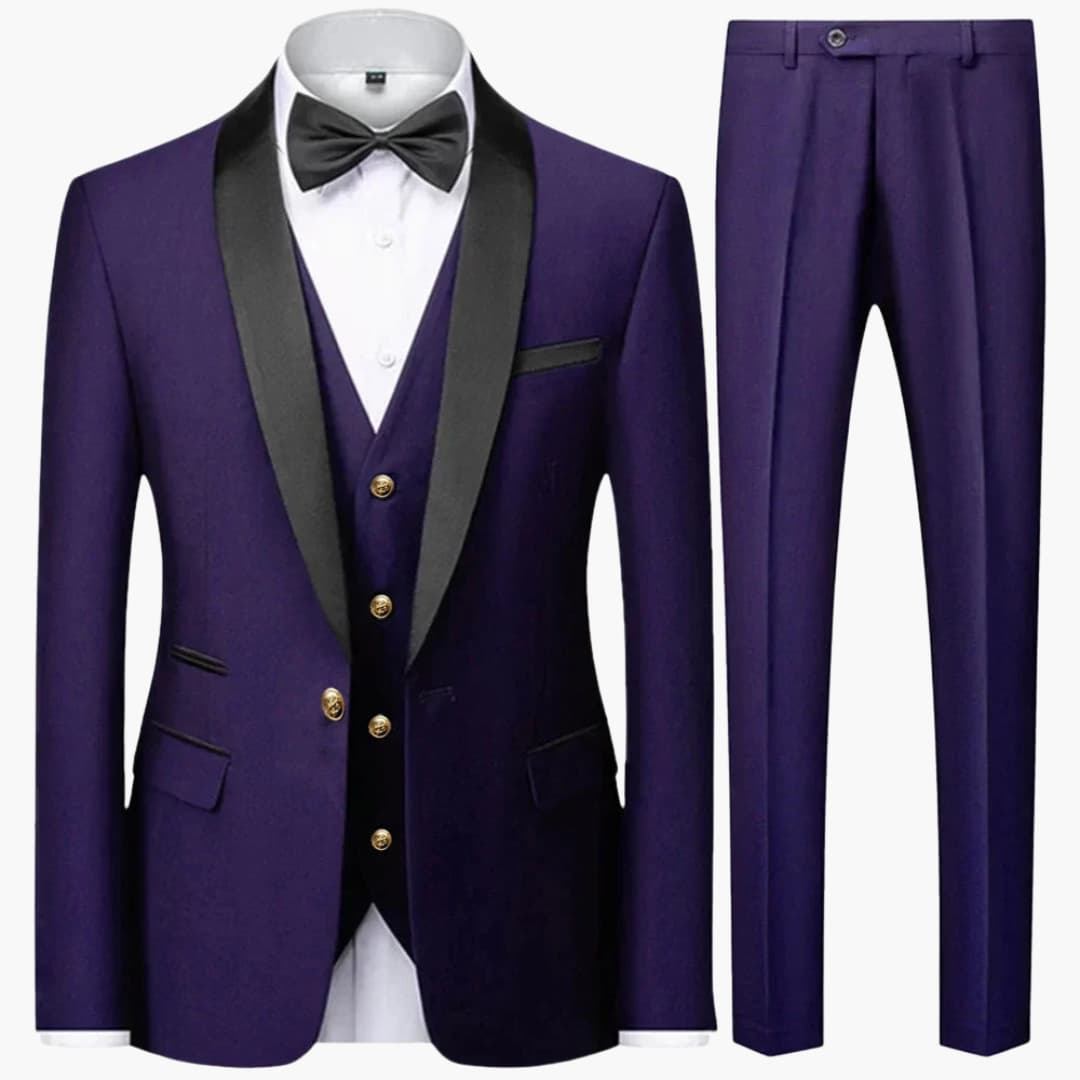 Herren Anzug Elegant Formell Komplett