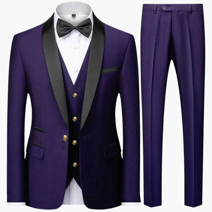 Herren Anzug Elegant Formell Komplett