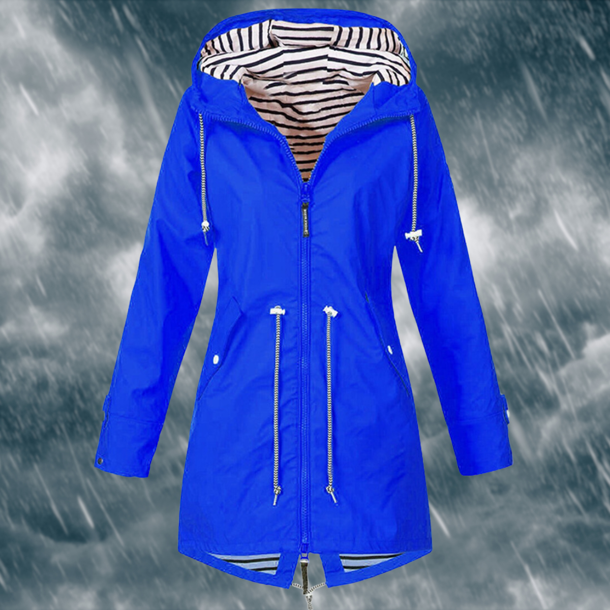 Eveloria Damen Regenjacke Wasserdicht