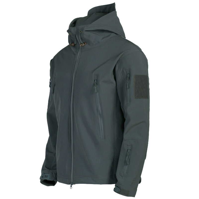Herren Funktionsjacke Brayden Kapuze Multi-Taschen Wind- und - Eveloria