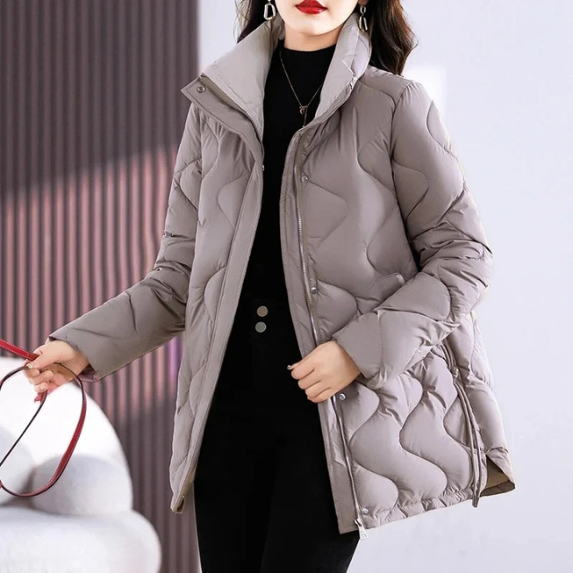 Damen Winterjacke Langärmlig Freizeitjacke