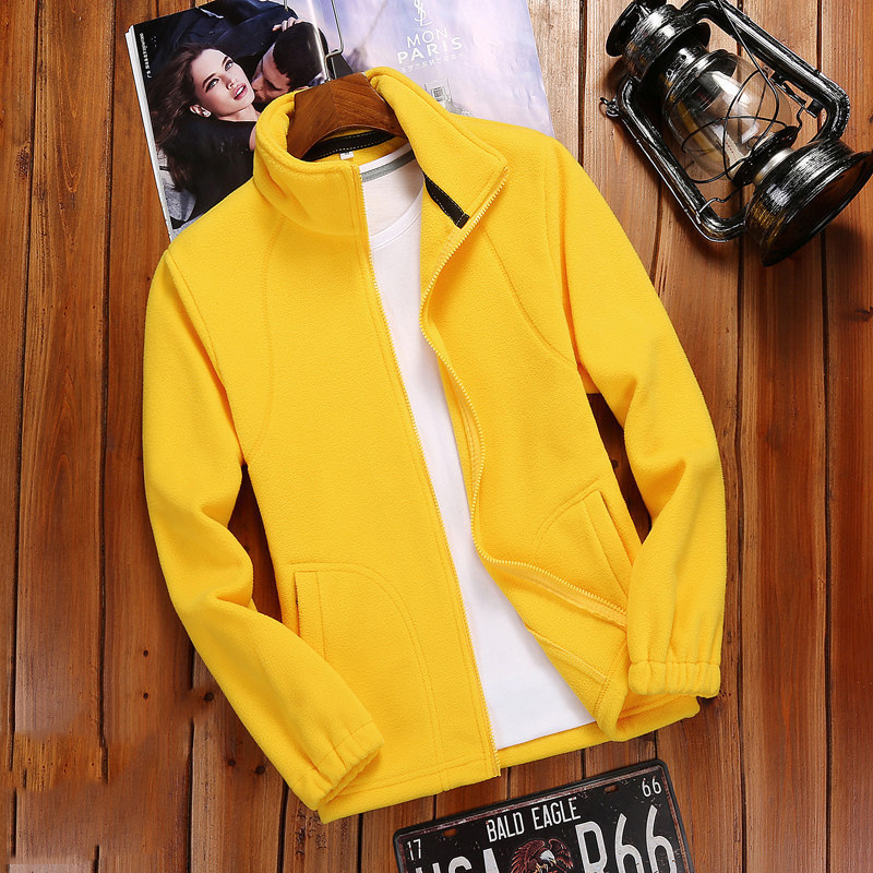 Damen Fleecejacke Reißverschluss Stehkragen Fleece