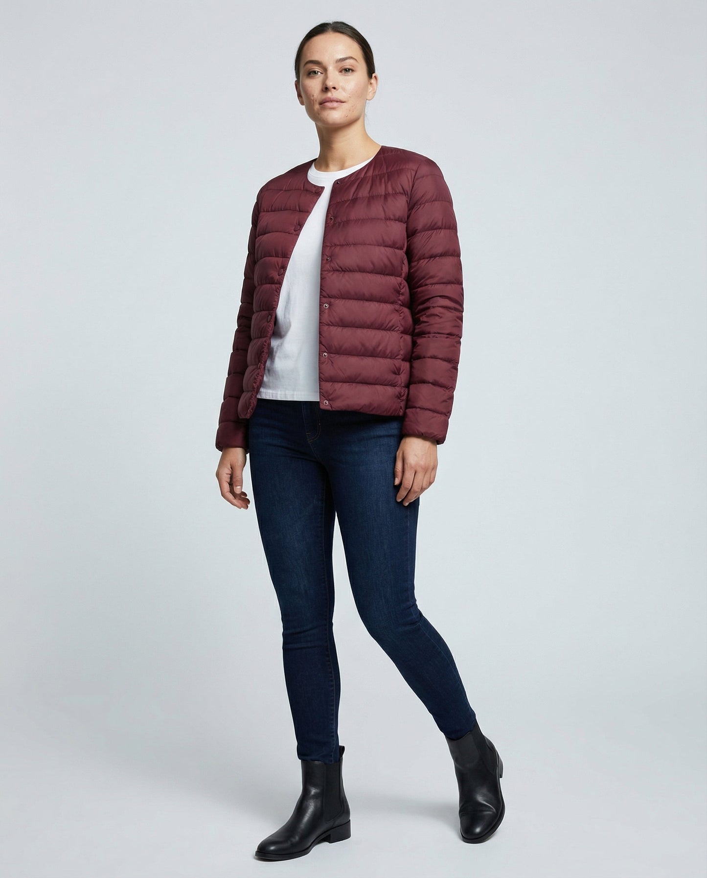 Damen Daunenjacke Leicht Warm