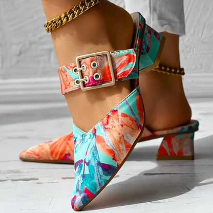 Eveloria Damen High Heels Bunt