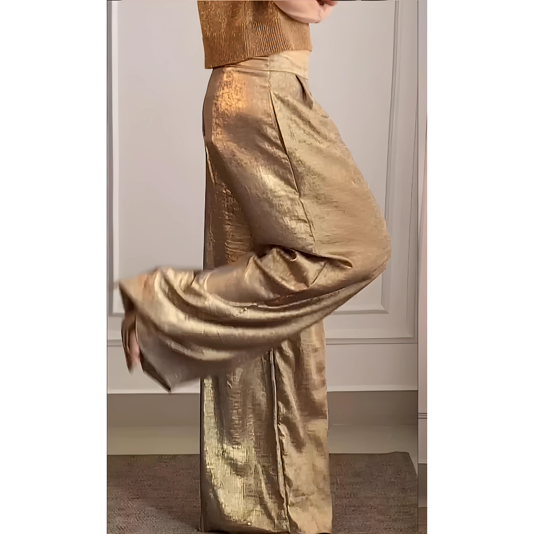 Eveloria Damenhohe Bundhose Elegant