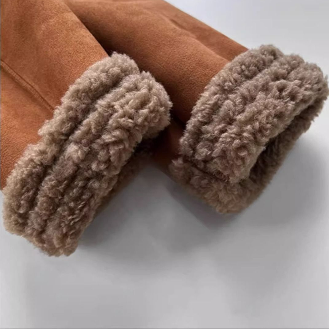 Eveloria Damen Winterjacke Warm Fleece