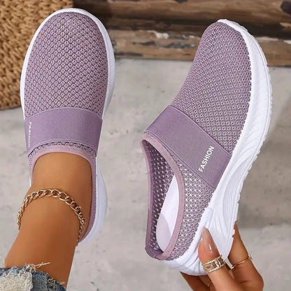 Eveloria Damen Orthopädische Slip On Schuhe Klettverschluss