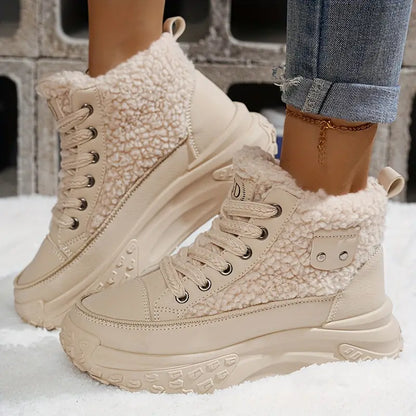 Eveloria Damen Gefütterte Winterschuhe