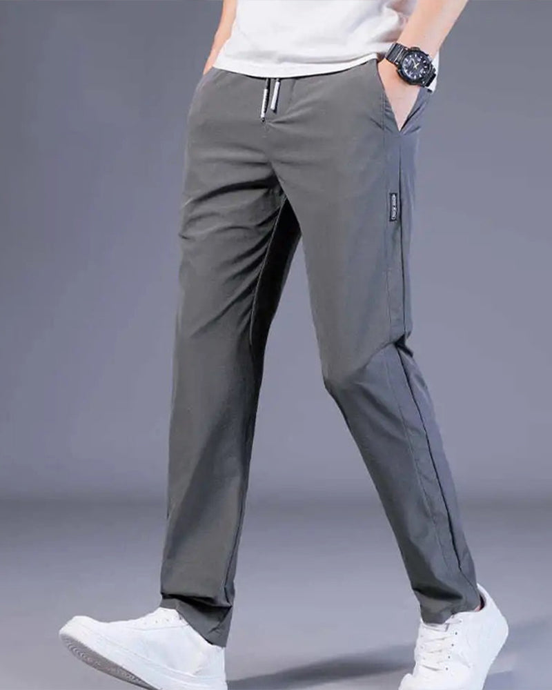 Herren Stoffhose Lang