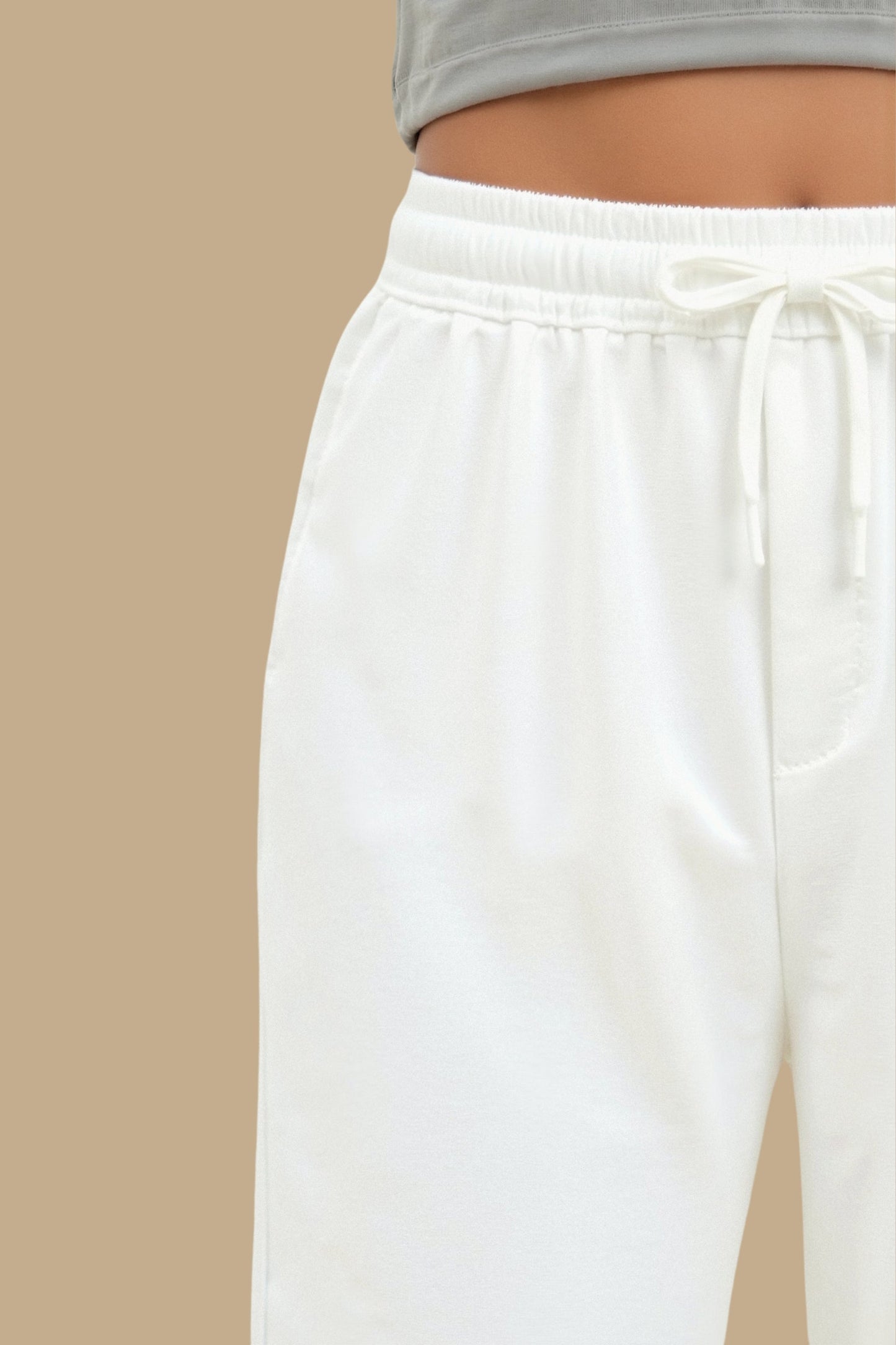 Damenhose Elastischer Bund Kordelzug Bequem