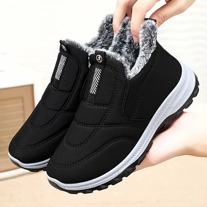 Damen Winterstiefel Knöchelhoch Warmes Innenfutter