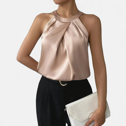 Damen Satin Neckholder Stilvoll