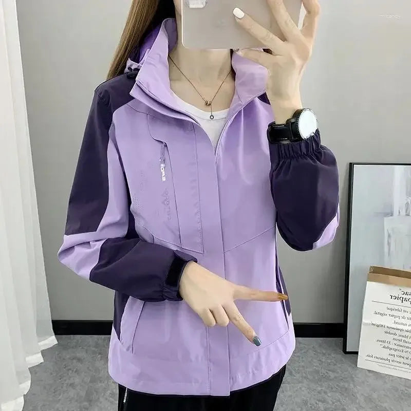 Eveloria Damen Windjacke Wasserfest