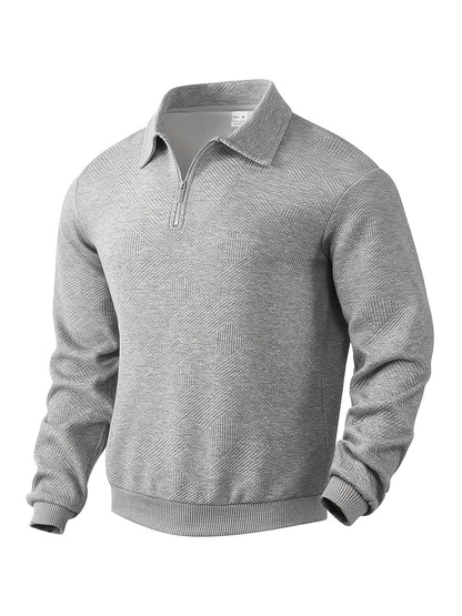 Eveloria Herren 1/4-Zip-Pullover Stilvoll