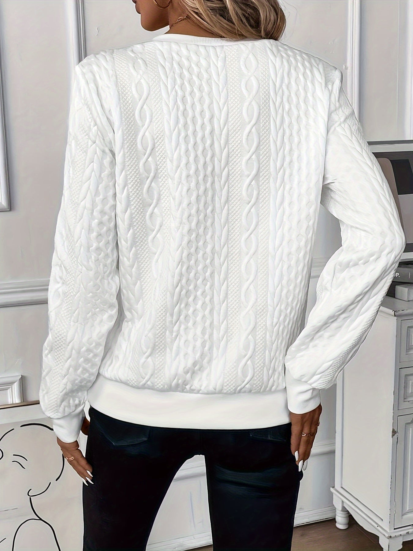 Damen Jumper Trendig Pullover für Frauen