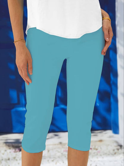 Damen Leggings Bequem Alltag