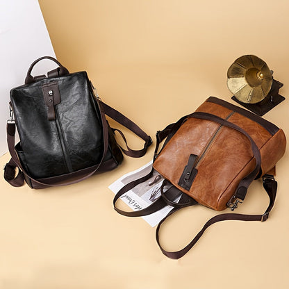 Eveloria Damen Rucksack Veganer Anti-Diebstahl Stadt-Backpack