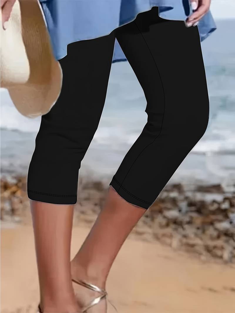 Damen Leggings Bequem Alltag