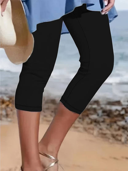 Damen Leggings Bequem Alltag