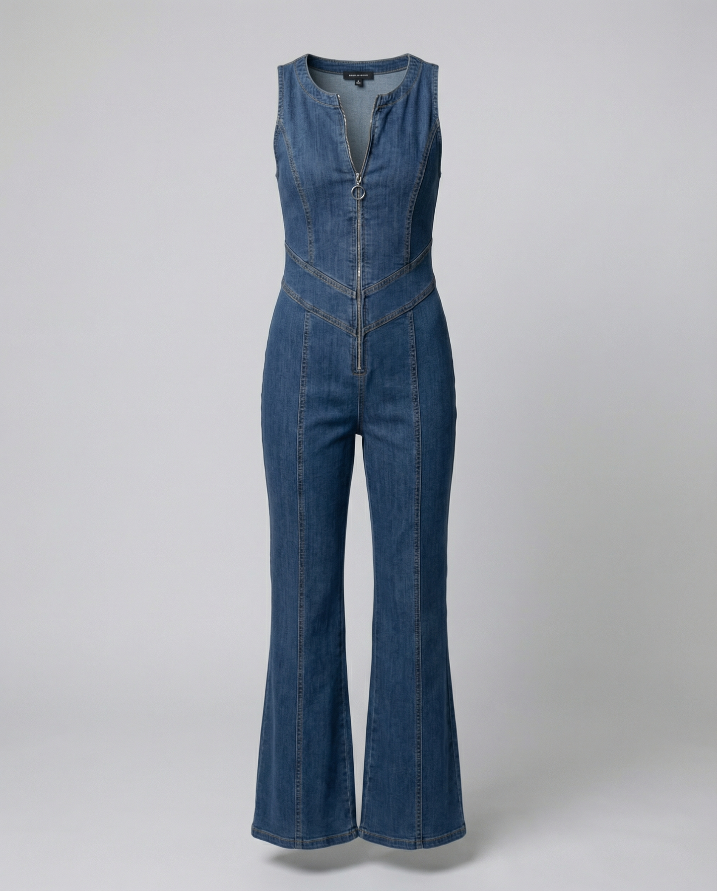 Damen Taillierter Denim-Overall
