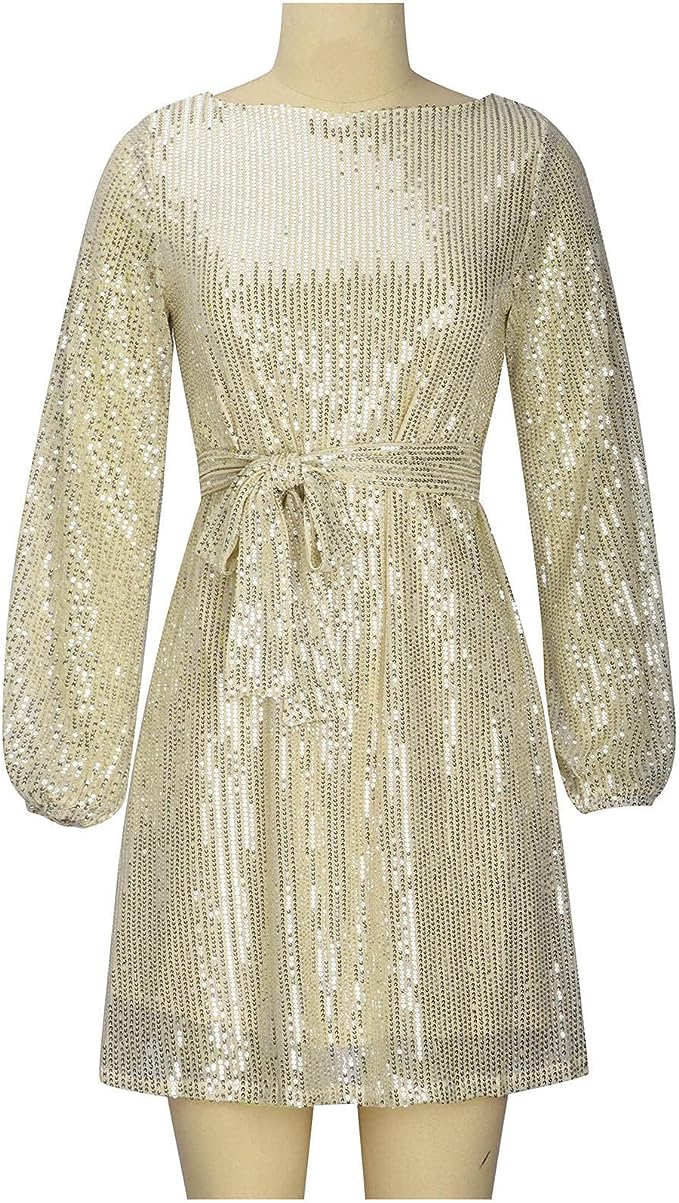 Eveloria Damen Minikleid Lockeres Partykleid