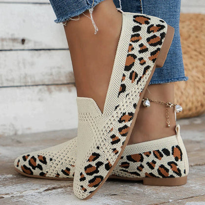 Damen Flachschuhe Runde Zehenpartie Sommer