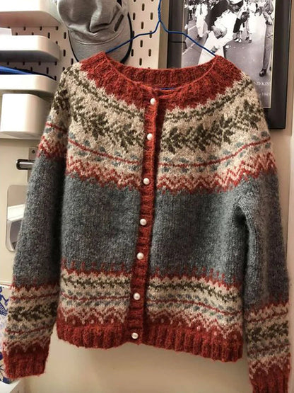 Eveloria Damen Strickjacke Wolle Baumwolle - Eveloria