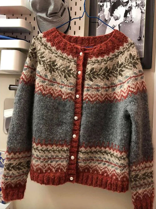 Eveloria Damen Strickjacke Wolle Baumwolle - Eveloria