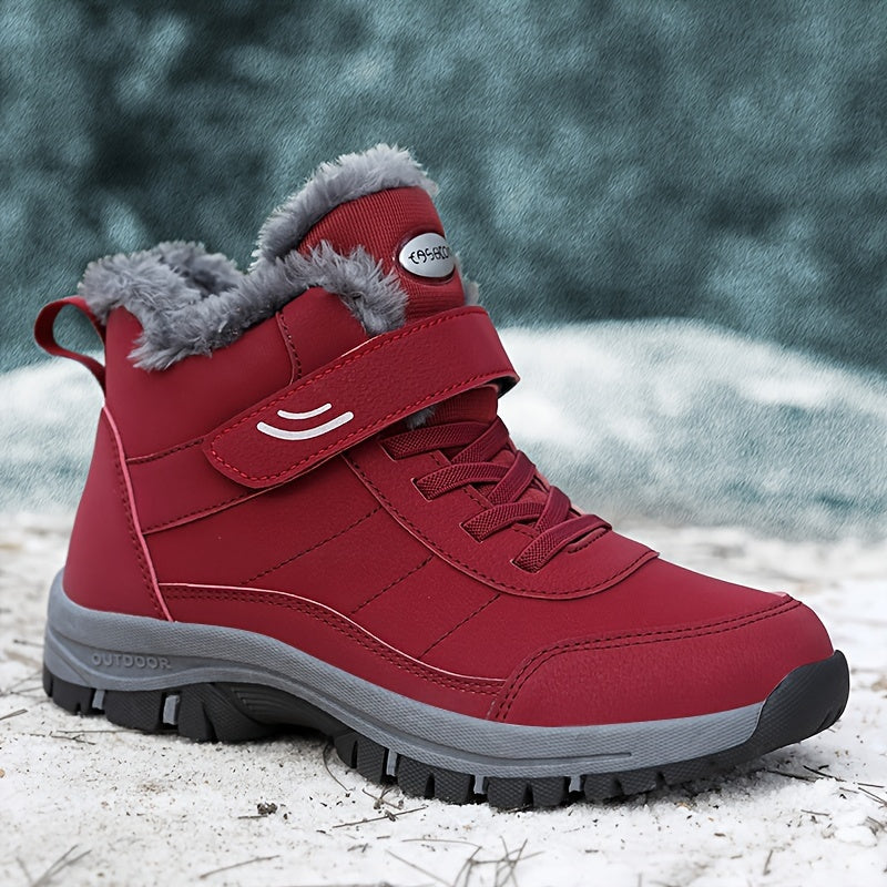 Unisex Winterstiefel Knöchelhoch Warm Gefüttert