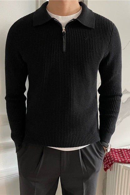 Eveloria Herren Poloshirt Elegantes Baumwolle Weiß