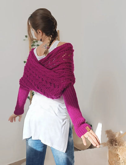 Eveloria Damen Strickschal Bequem