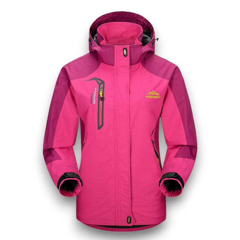 Eveloria Damen Wetterfeste Outdoorjacke