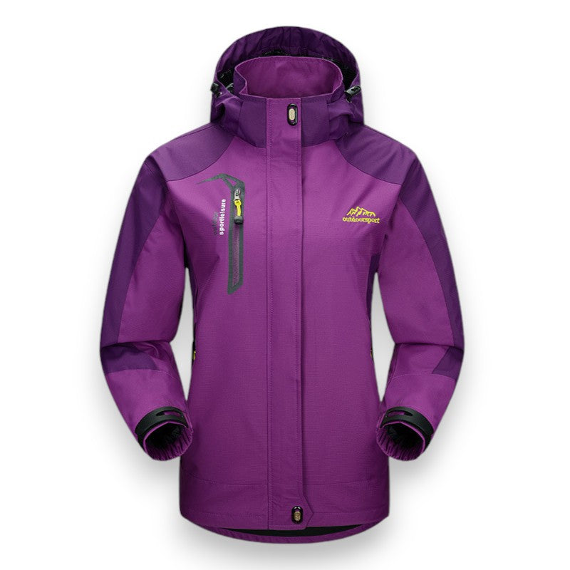 Eveloria Damen Wetterfeste Outdoorjacke