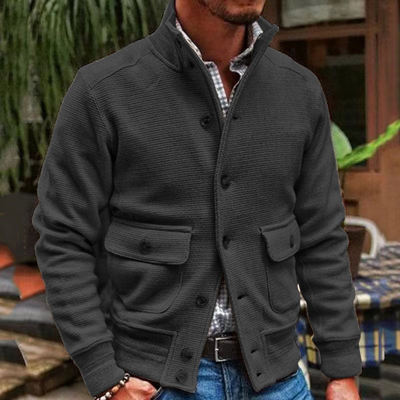 Herren Freizeitjacke Lässig Elegant Zeitlos