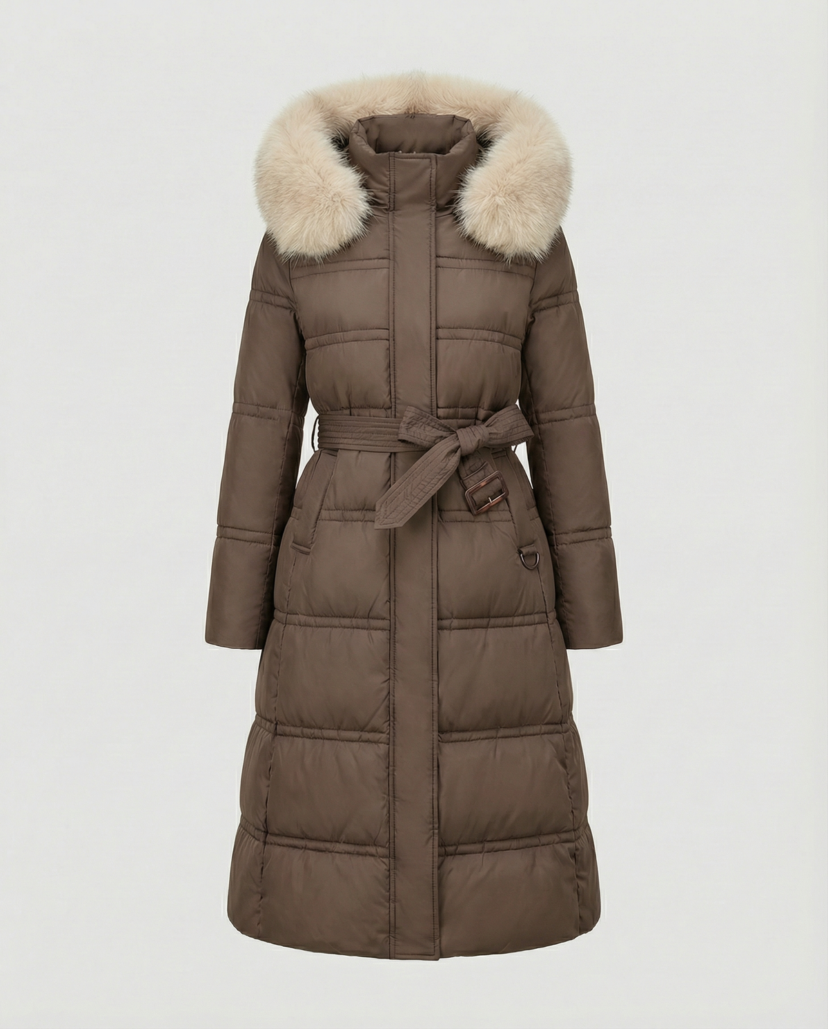 Damen Steppmantel Lang Winter