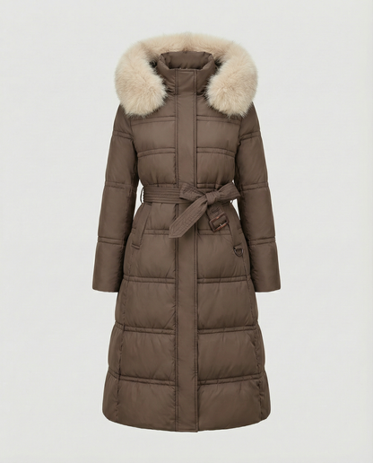 Damen Steppmantel Lang Winter