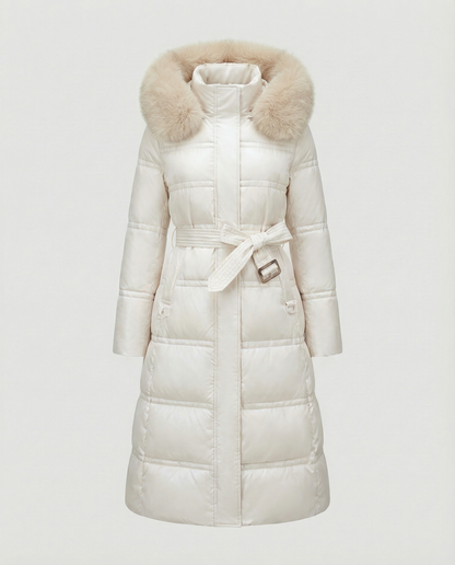 Damen Steppmantel Lang Winter