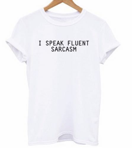 Damen T-Shirt Bequem Mit Witzigem Spruch Weiß Eveloria