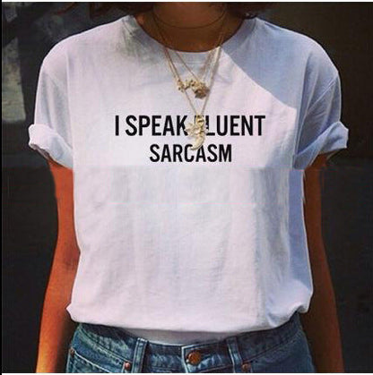 Damen T-Shirt Bequem Mit Witzigem Spruch Weiß Eveloria - Eveloria