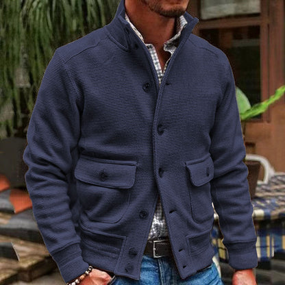 Herren Freizeitjacke Lässig Elegant Zeitlos