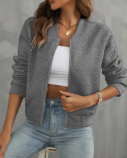 Eveloria Damen Sommerbomberjacke Stylisch
