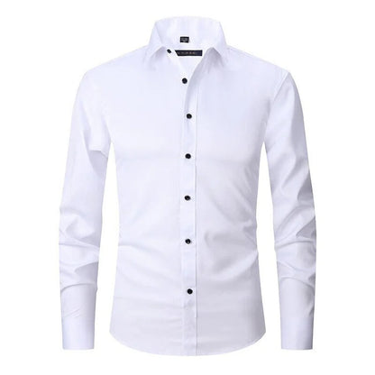 Herren Langarmhemd Elastisch - Eveloria