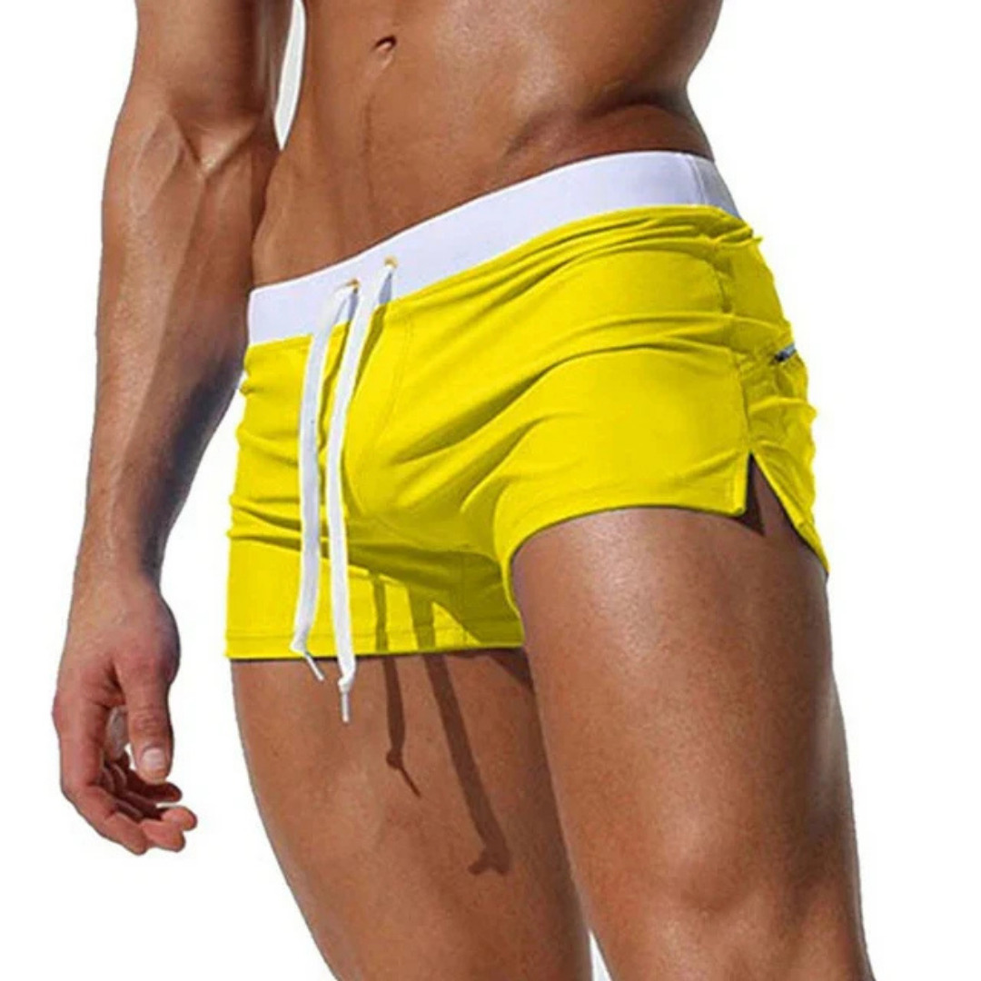 Herren Badeshorts Sommer atmungsaktiv mit Kordelzug