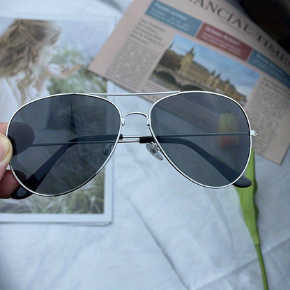 Eveloria Damen Aviator Sonnenbrille Goldener Rahmen