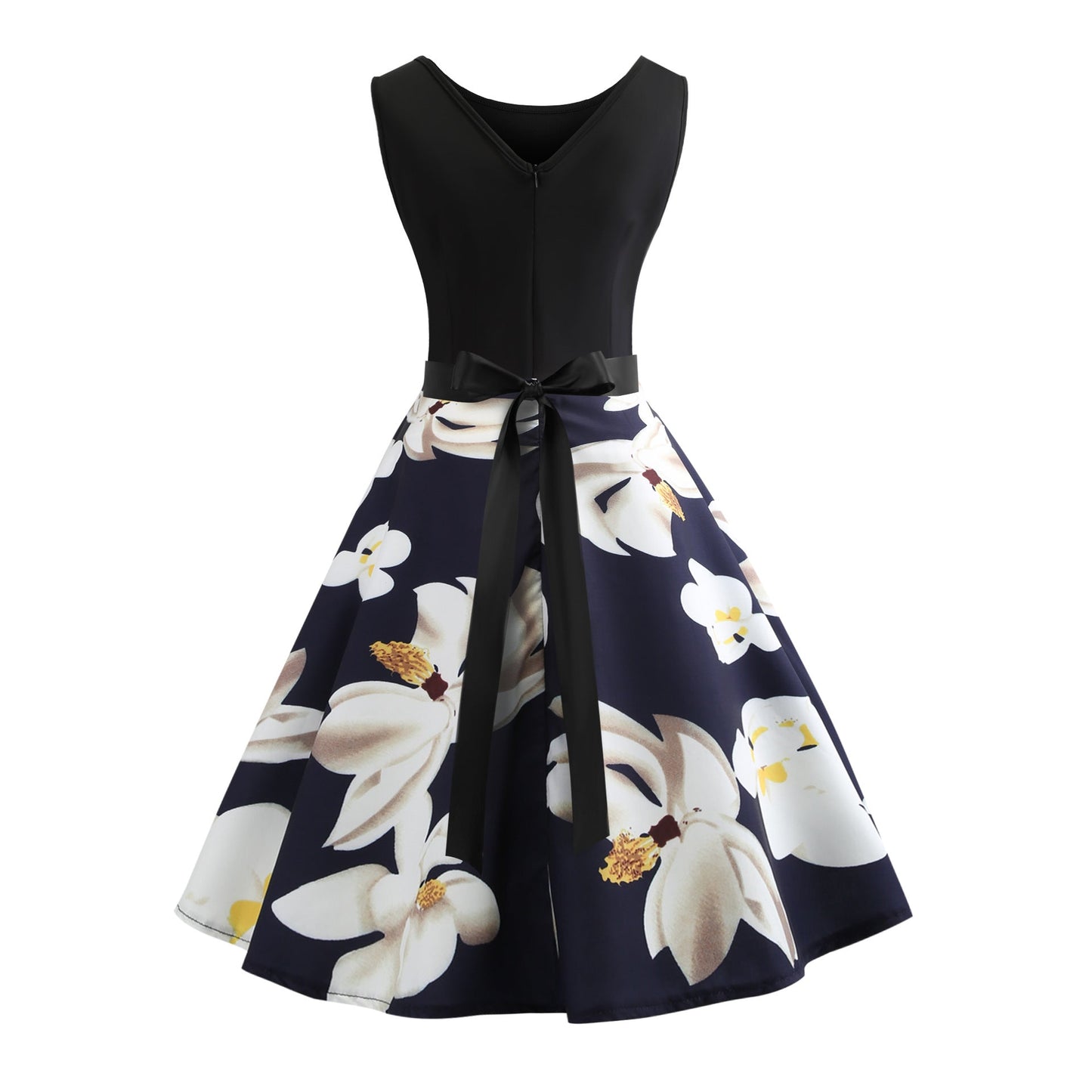 Damen Bluse Floralmuster Eleganter Schnitt Eveloria