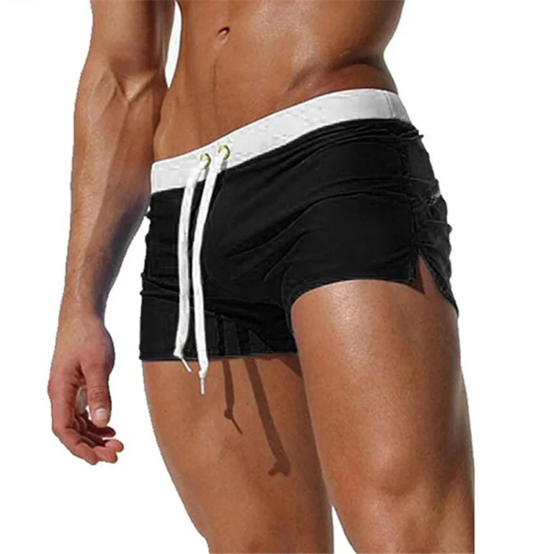 Herren Badeshorts Sommer atmungsaktiv mit Kordelzug